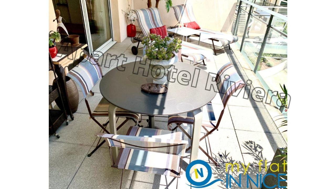 Aparthotel Riviera - Coeur Nice - Grand Superieur Studio Ac - Incroyable Terrasse - Garden View - Terrasse Jardin Pastorelli 1 Eksteriør bilde